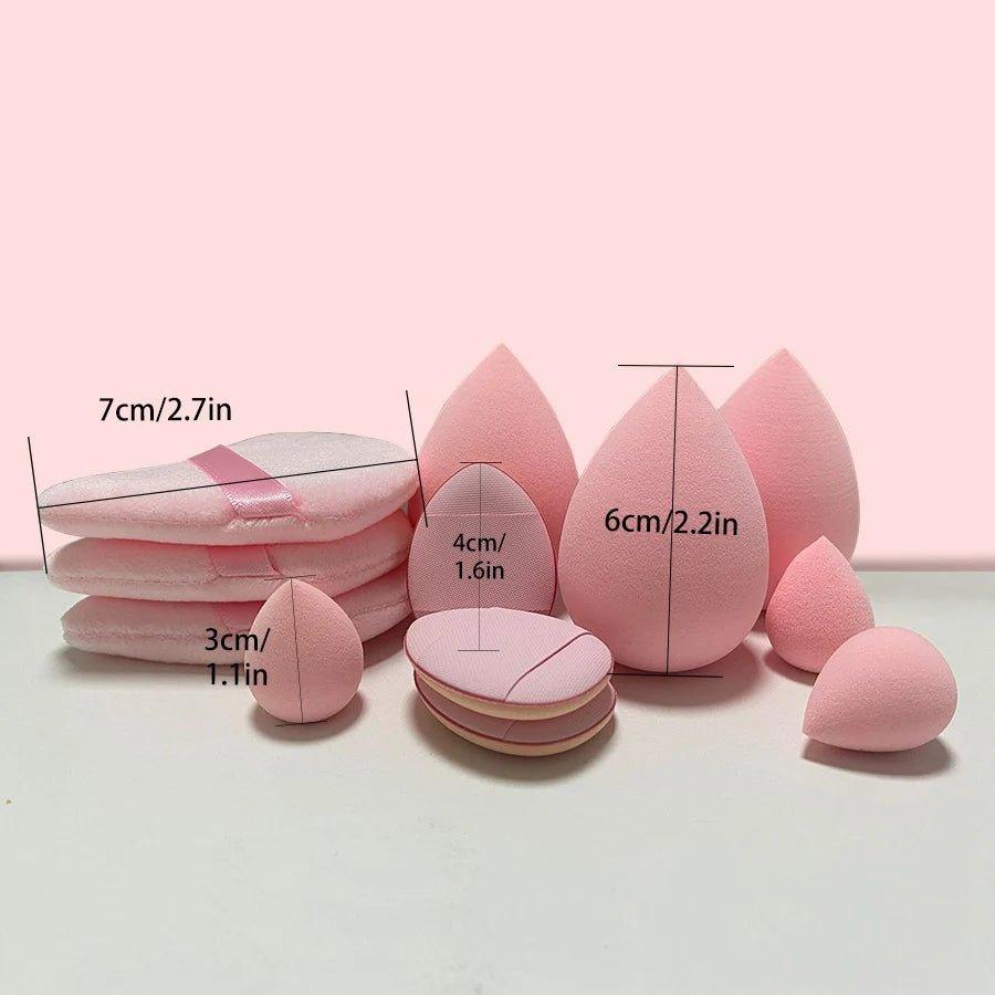 12pcs set Makeup Puff - Ladyglow