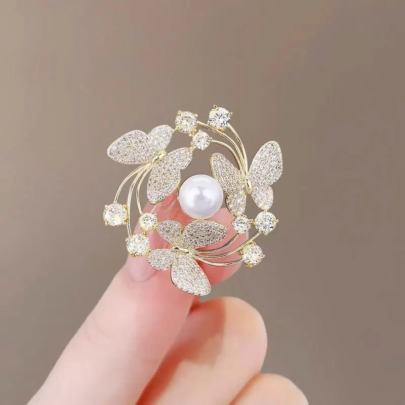 1PCS New Tulip Flower Golden Brooch - Ladyglow