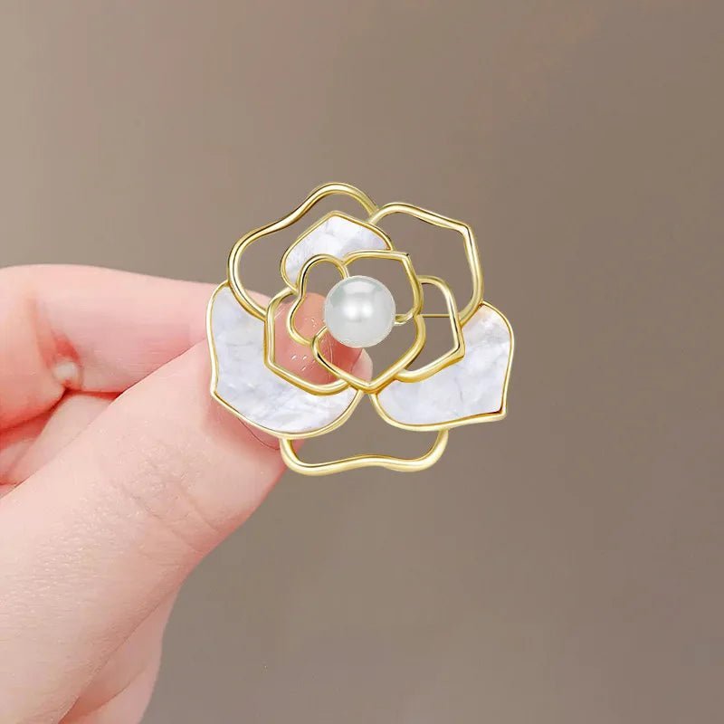 1PCS New Tulip Flower Golden Brooch - Ladyglow