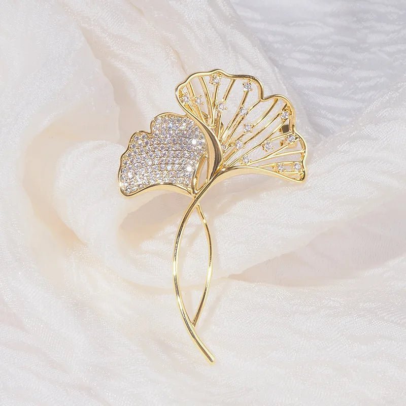 1PCS New Tulip Flower Golden Brooch - Ladyglow