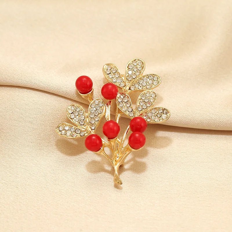 1PCS New Tulip Flower Golden Brooch - Ladyglow