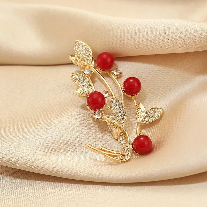 1PCS New Tulip Flower Golden Brooch - Ladyglow