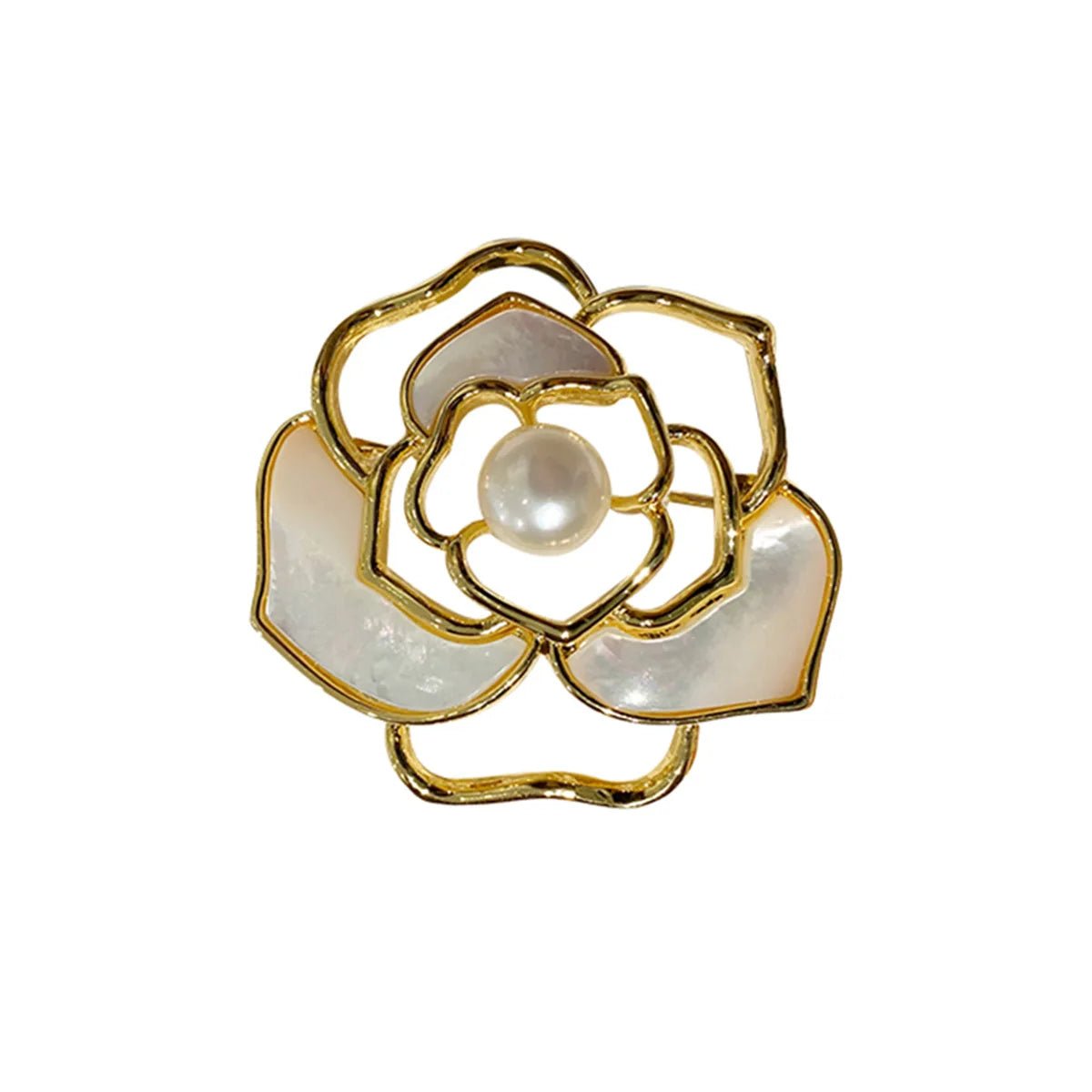 1PCS New Tulip Flower Golden Brooch - Ladyglow