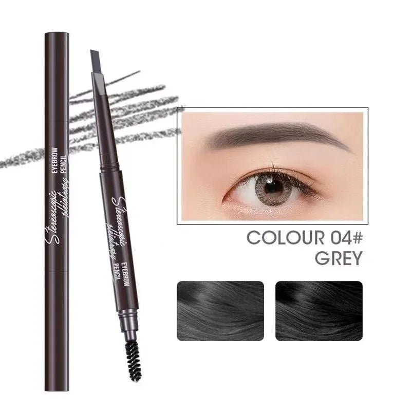 2 in 1 Eyebrow Pencil Professional Waterproof - Ladyglow