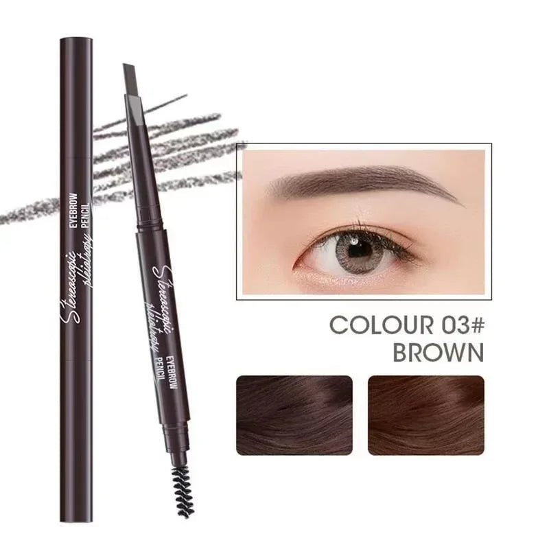 2 in 1 Eyebrow Pencil Professional Waterproof - Ladyglow