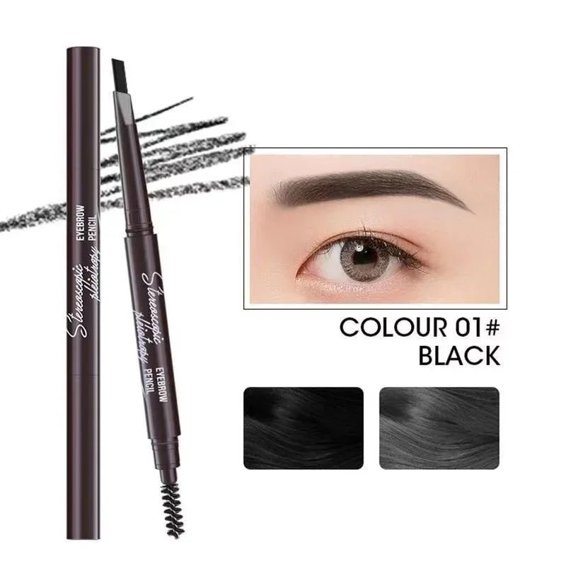 2 in 1 Eyebrow Pencil Professional Waterproof - Ladyglow