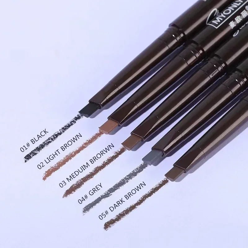 2 in 1 Eyebrow Pencil Professional Waterproof - Ladyglow