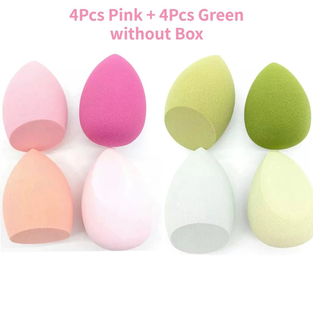 4/8pcs Makeup Sponge Blender Beauty Egg - Ladyglow