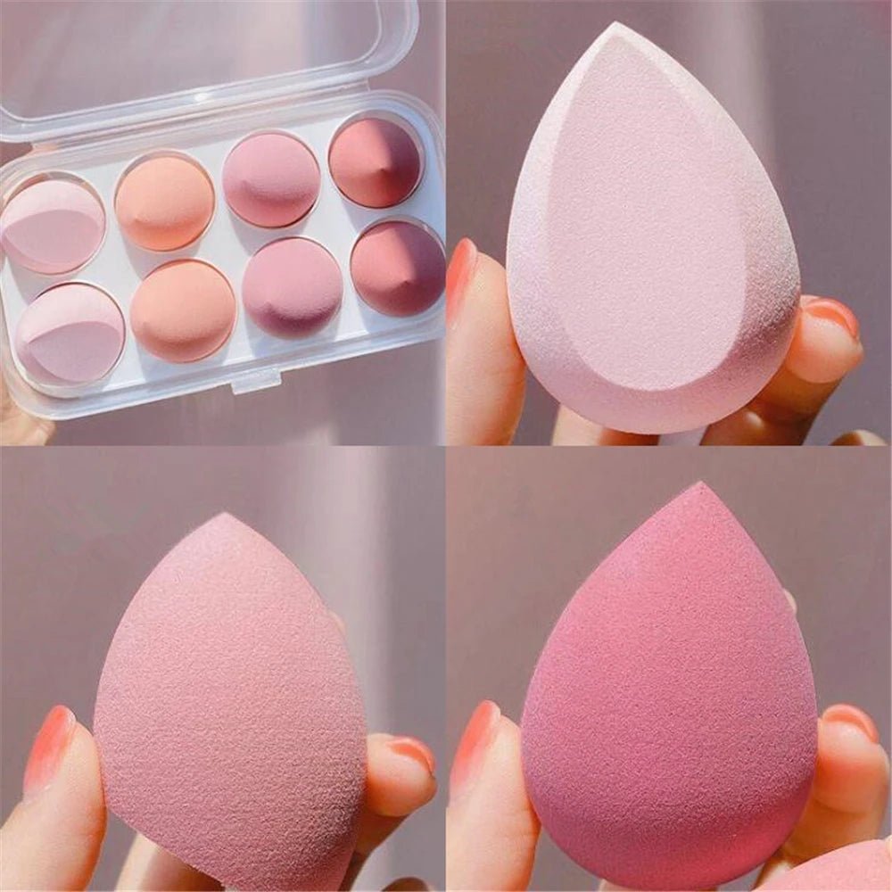 4/8pcs Makeup Sponge Blender Beauty Egg - Ladyglow