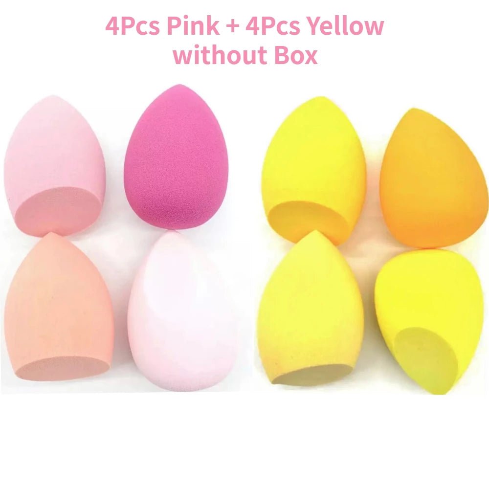 4/8pcs Makeup Sponge Blender Beauty Egg - Ladyglow