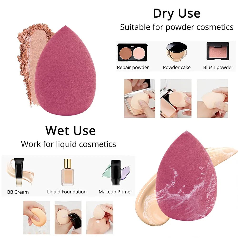 4/8pcs Makeup Sponge Blender Beauty Egg - Ladyglow