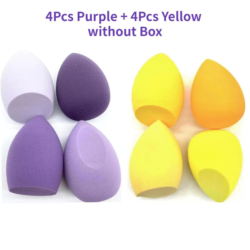 4/8pcs Makeup Sponge Blender Beauty Egg - Ladyglow