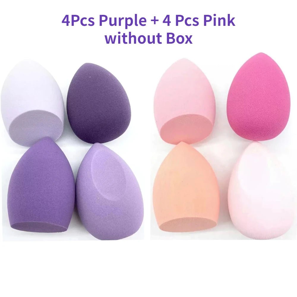 4/8pcs Makeup Sponge Blender Beauty Egg - Ladyglow