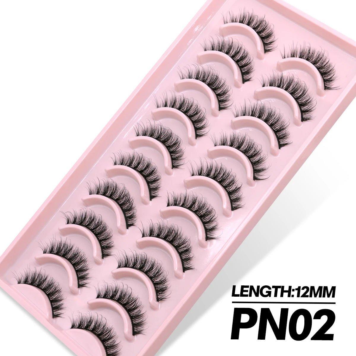 5/10 Pairs 3D Faux Mink Lashes - Ladyglow