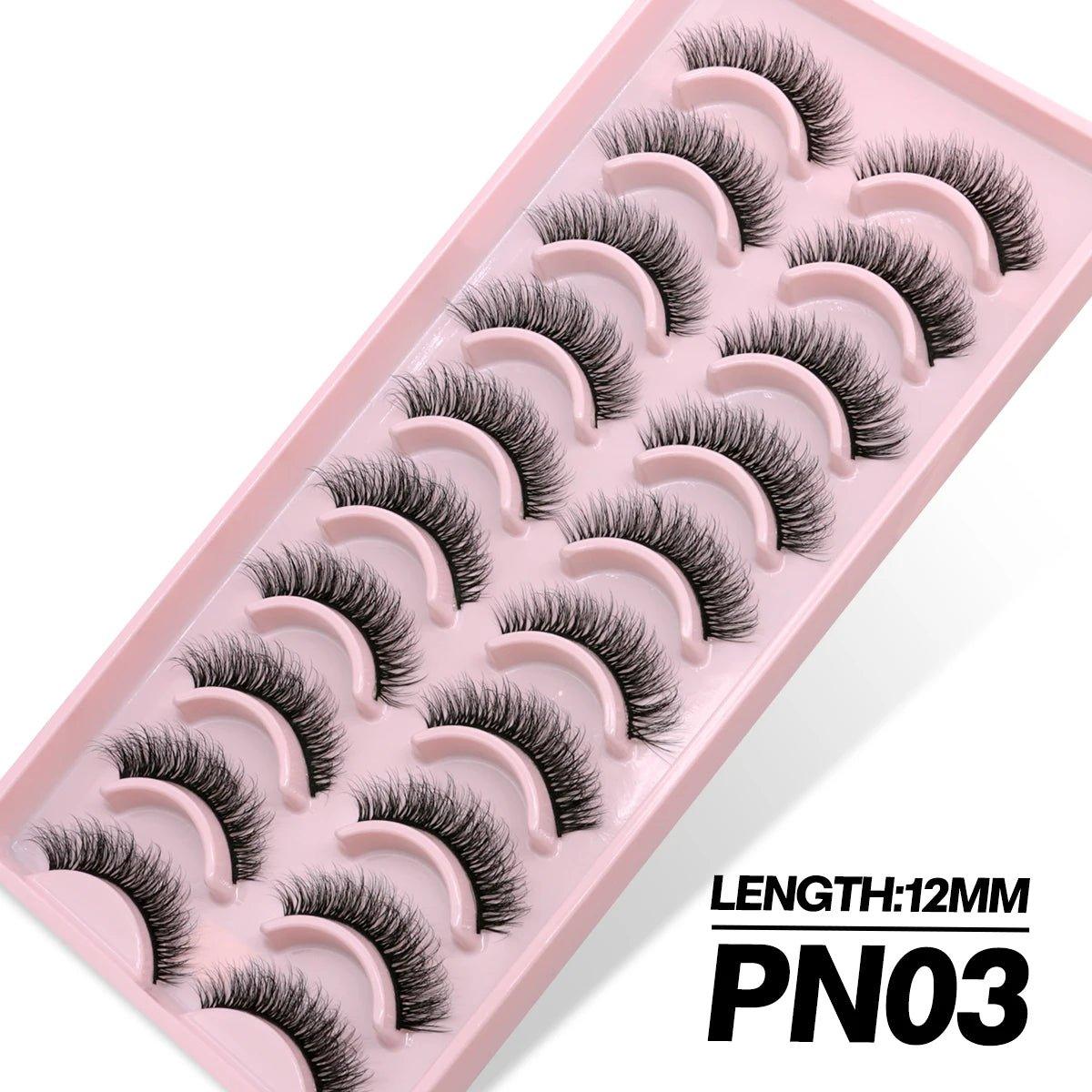 5/10 Pairs 3D Faux Mink Lashes - Ladyglow