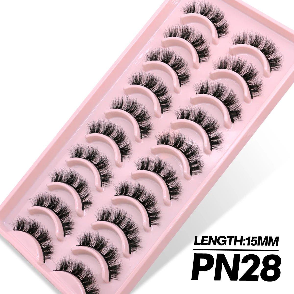 5/10 Pairs 3D Faux Mink Lashes - Ladyglow