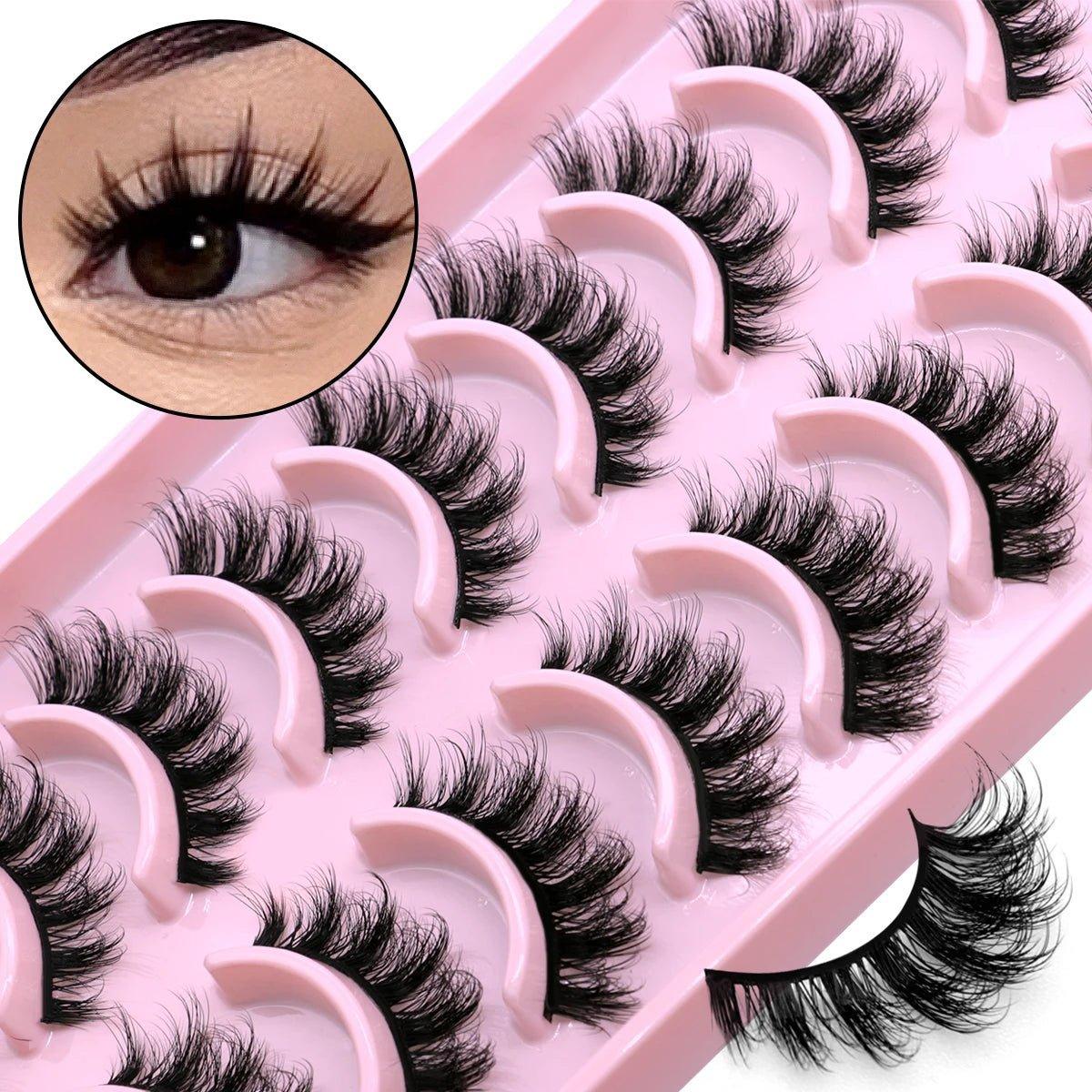 5/10 Pairs 3D Faux Mink Lashes - Ladyglow