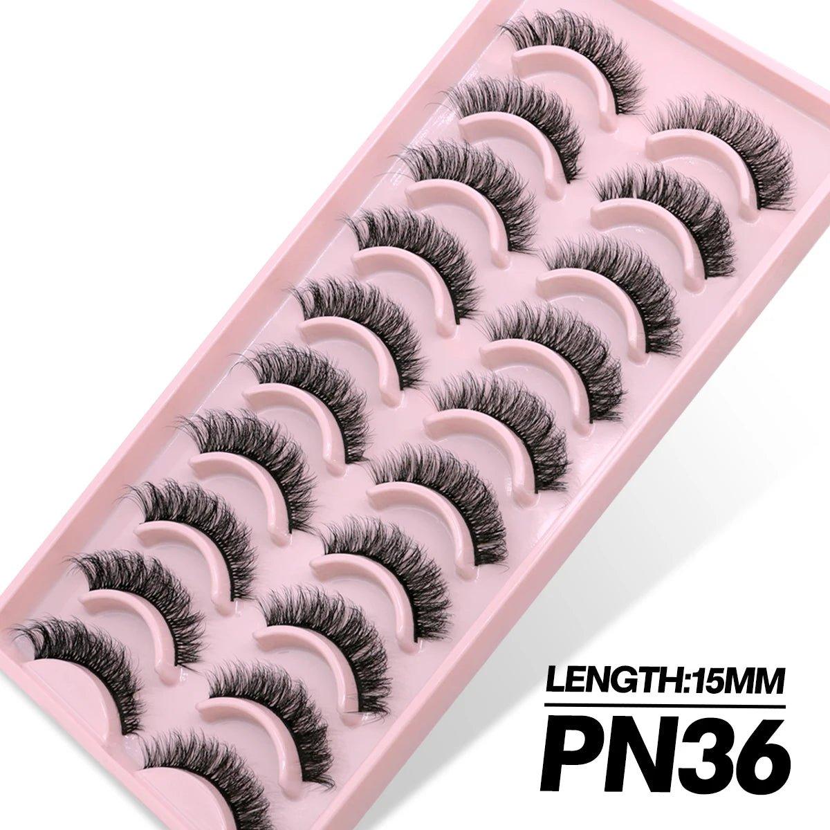 5/10 Pairs 3D Faux Mink Lashes - Ladyglow