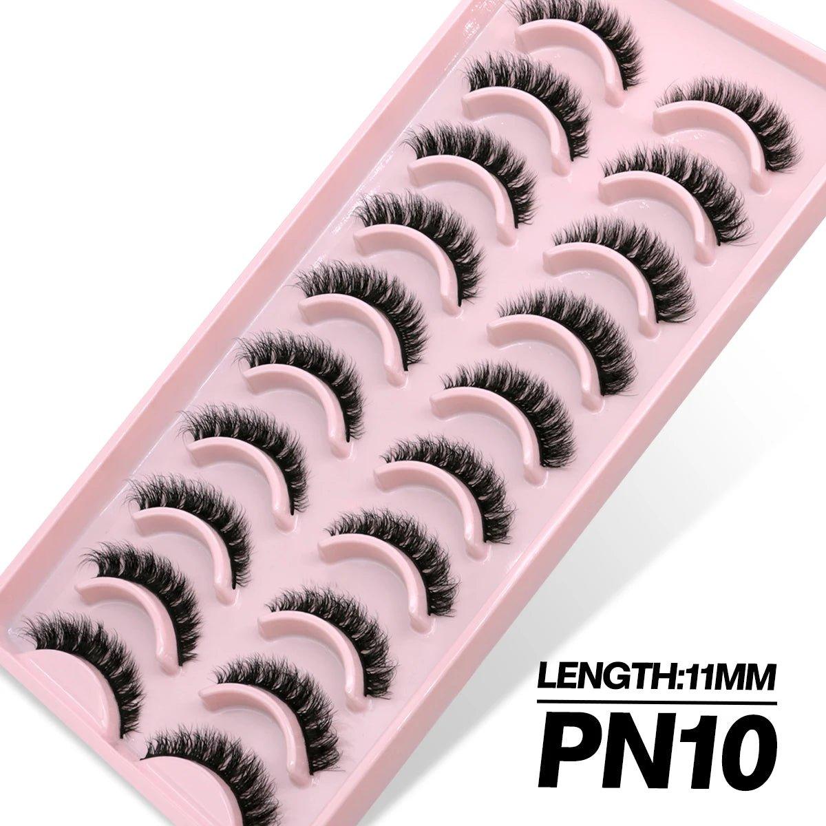 5/10 Pairs 3D Faux Mink Lashes - Ladyglow