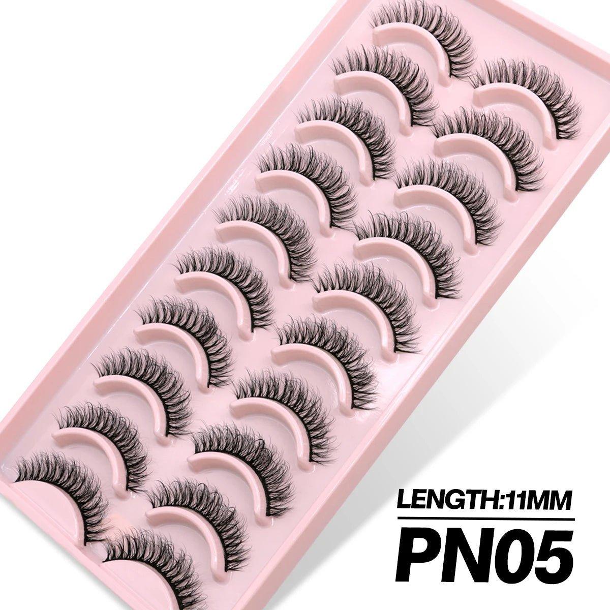 5/10 Pairs 3D Faux Mink Lashes - Ladyglow