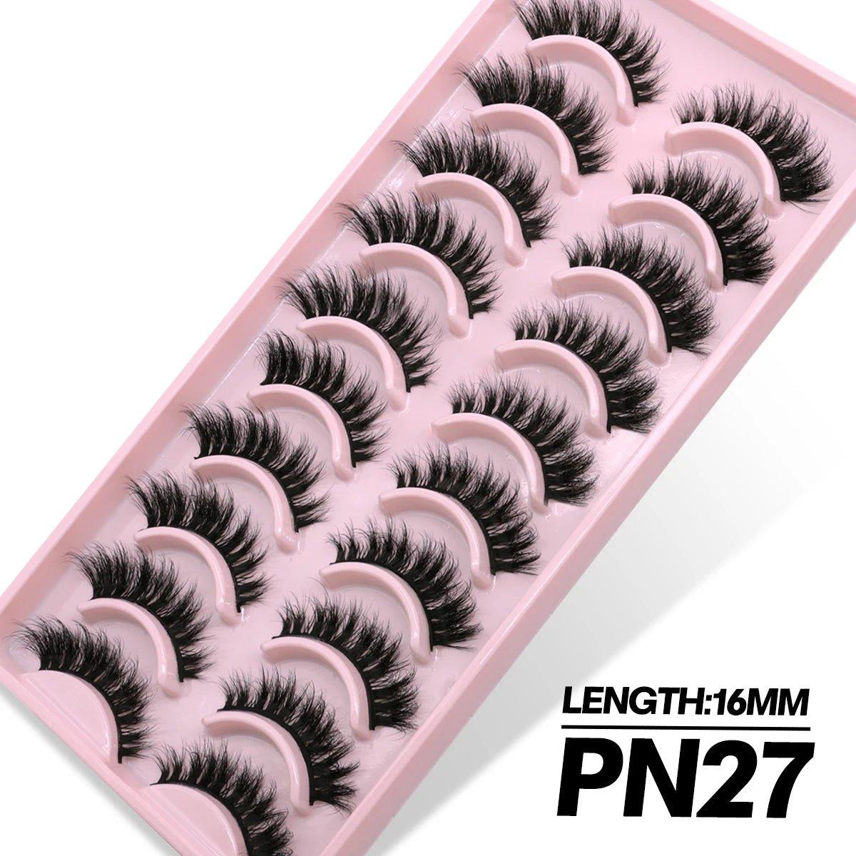 5/10 Pairs 3D Faux Mink Lashes - Ladyglow