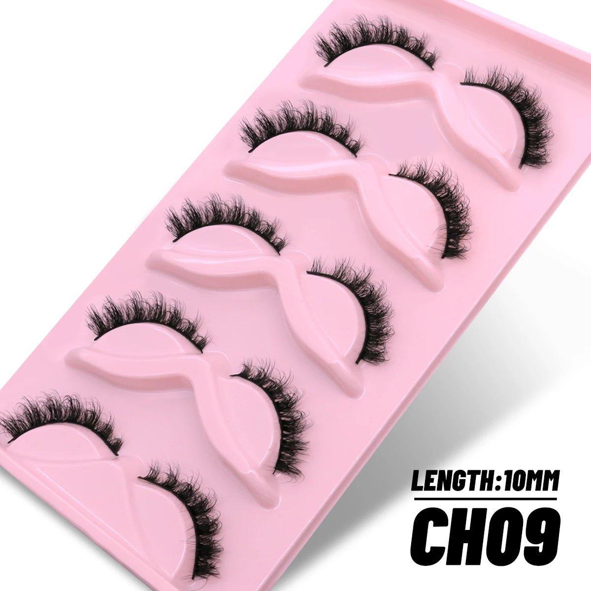 5/10 Pairs 3D Faux Mink Lashes - Ladyglow