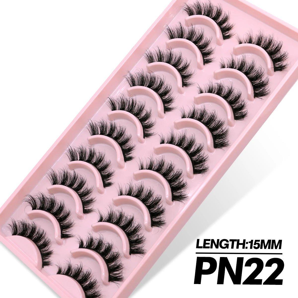 5/10 Pairs 3D Faux Mink Lashes - Ladyglow