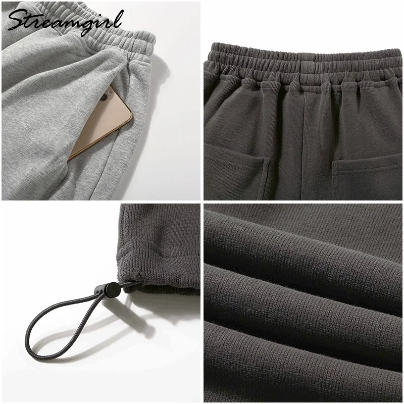 High Waist Sweatpants Oversize Joggers - Ladyglow