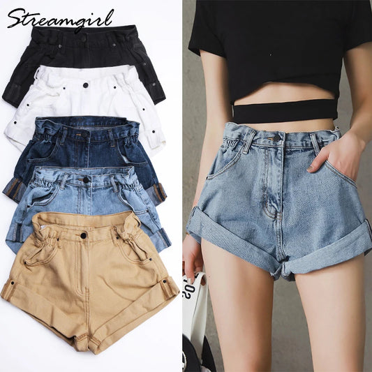 Summer Denim Shorts Wide Leg - Ladyglow