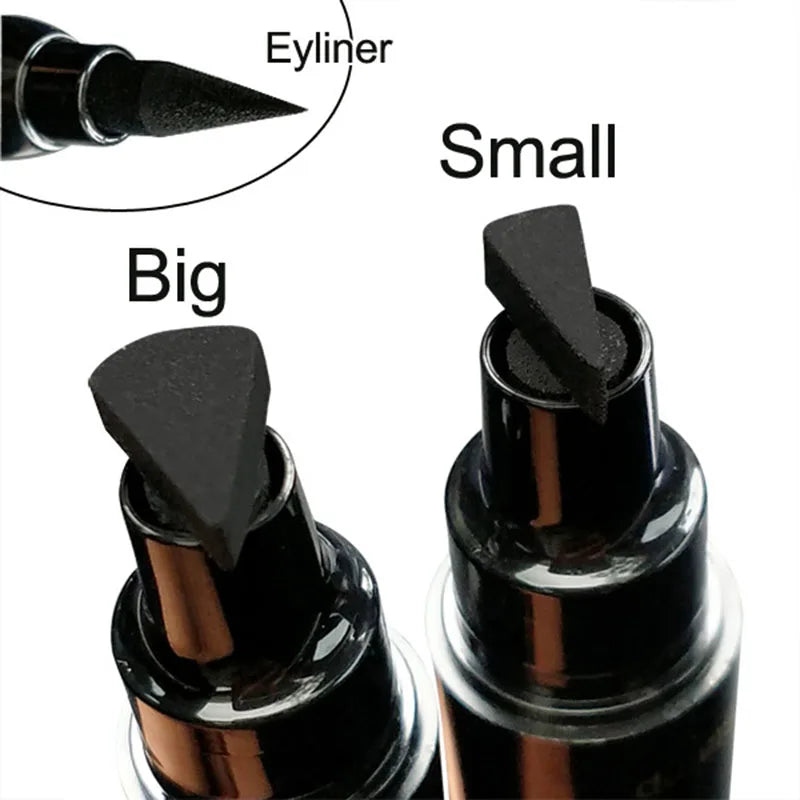 Liquid Eyeliner Stamp Marker Pen Waterproof Long Lasting Double-ended Cosmetic Makeup Eye Liner - Ladyglow