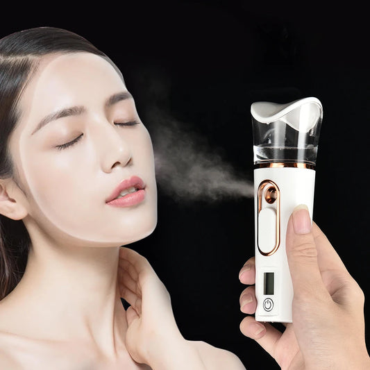 Mist Facial Sprayer Humidifier Rechargeable Nebulizer Face Steamer Moisturizing Skin Care Tools