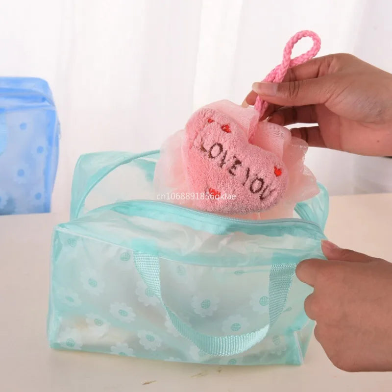 Transparent Waterproof PVC Cosmetic Bag - Ladyglow