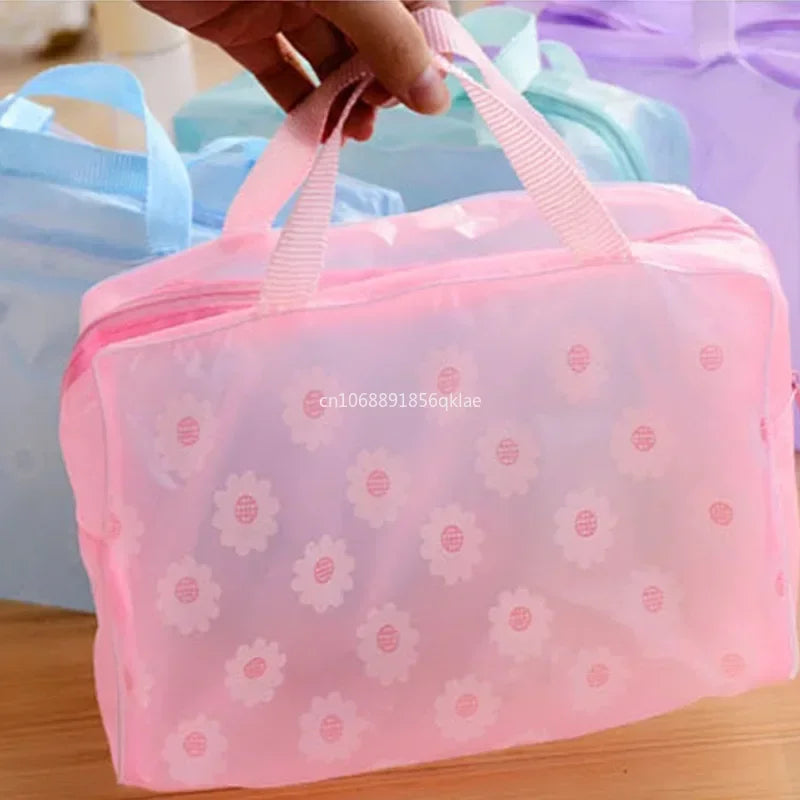 Transparent Waterproof PVC Cosmetic Bag - Ladyglow