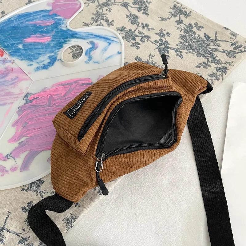 Women's Waist Bag Small Canvas - Ladyglow