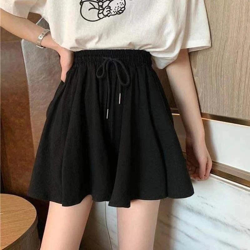 High Waist Summer Shorts Skirt - Ladyglow