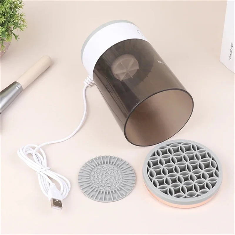 Makeup Brushes Cleaner Machine Portable USB Electric Cosmetic Brush Cleaning Washing Tools Make Up Brush Cleaning Dry Tools - Ladyglow