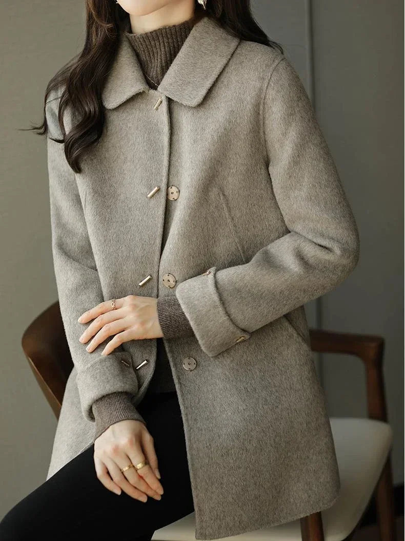 Woolen Coat Women Jacket Windbreakers Overcoat Loose Fashion Office - Ladyglow