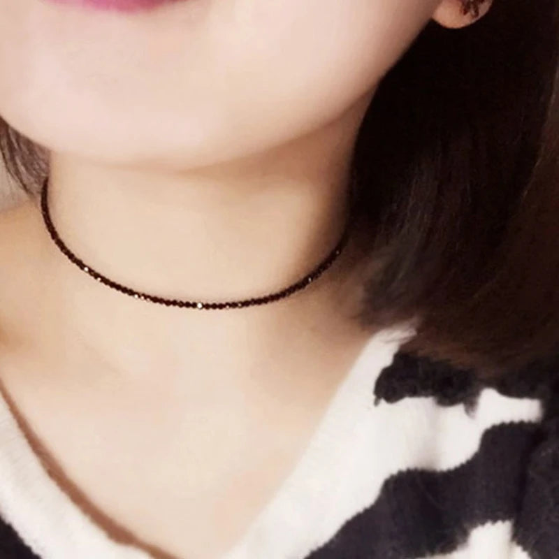 Fashion Brand Simple Black Beads Short Necklace Female Jewelry Women Choker s Bijoux Femme Ladies Party  2024 - Ladyglow