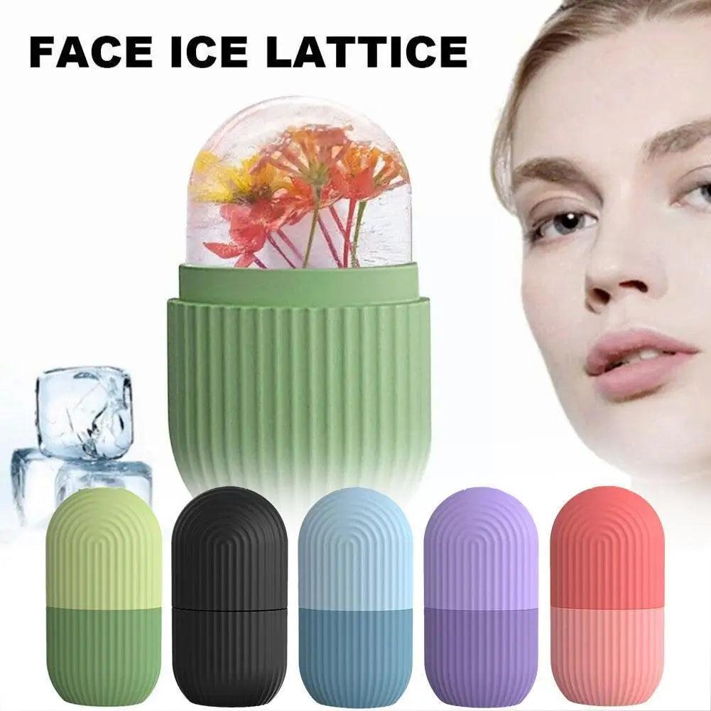 Silicone Ice Cube Tray Mold Face Beauty Lifting - Ladyglow