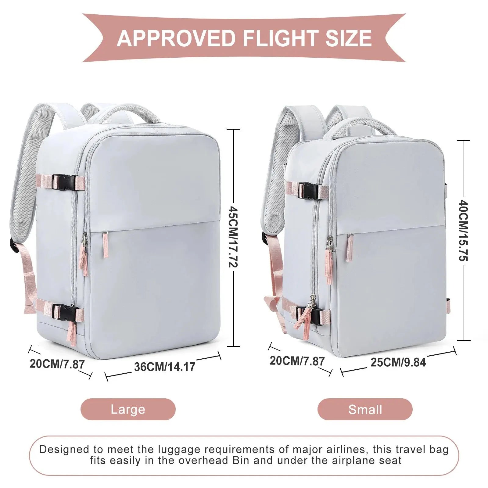 Cabin Travel Ryanair Easyjet Backpack - Ladyglow