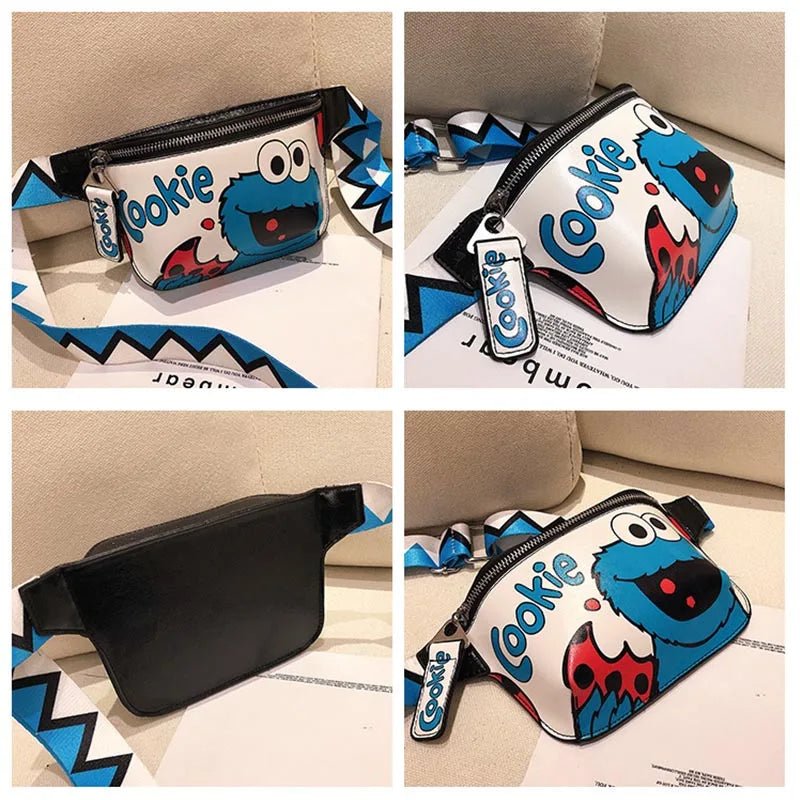 Cartoon Leather Waist Bag - Ladyglow