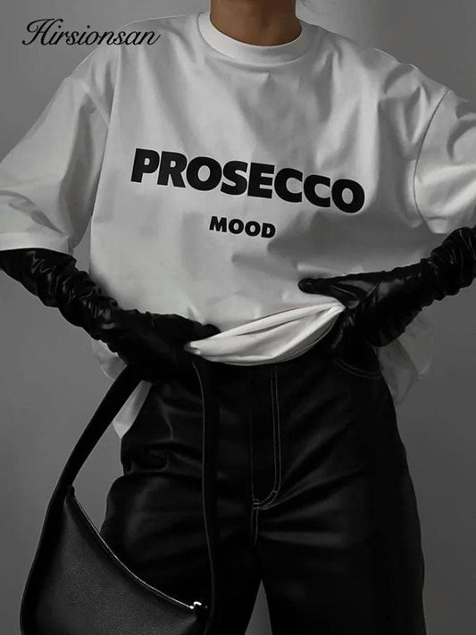 'Prosecco Mood' Oversize T-Shirt - Ladyglow